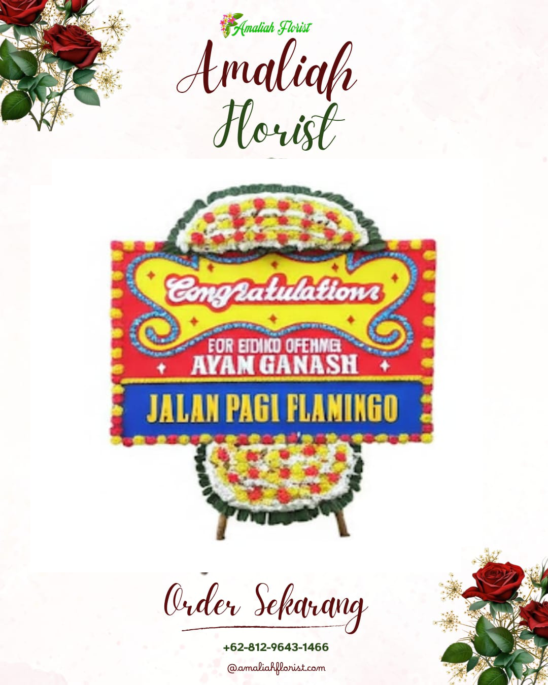 Sewa Papan Bunga Lampung Tengah